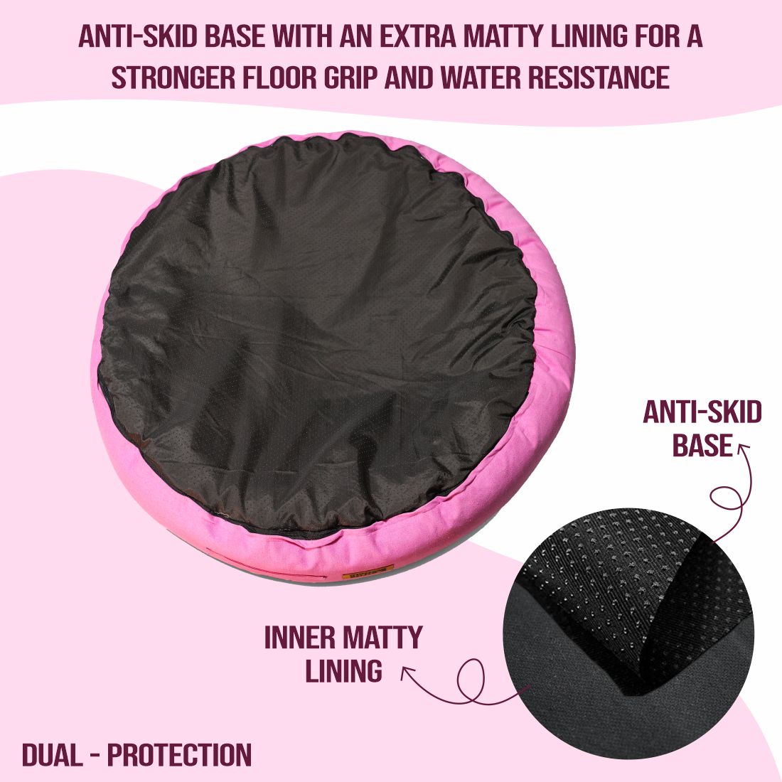 Luxury Donut Bed (COVER ONLY) - Crocus