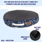 Round Cushion Mattress Cover - Ensign Blue