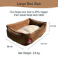 Luxury Lounger Bed Cover - Mocha Brown