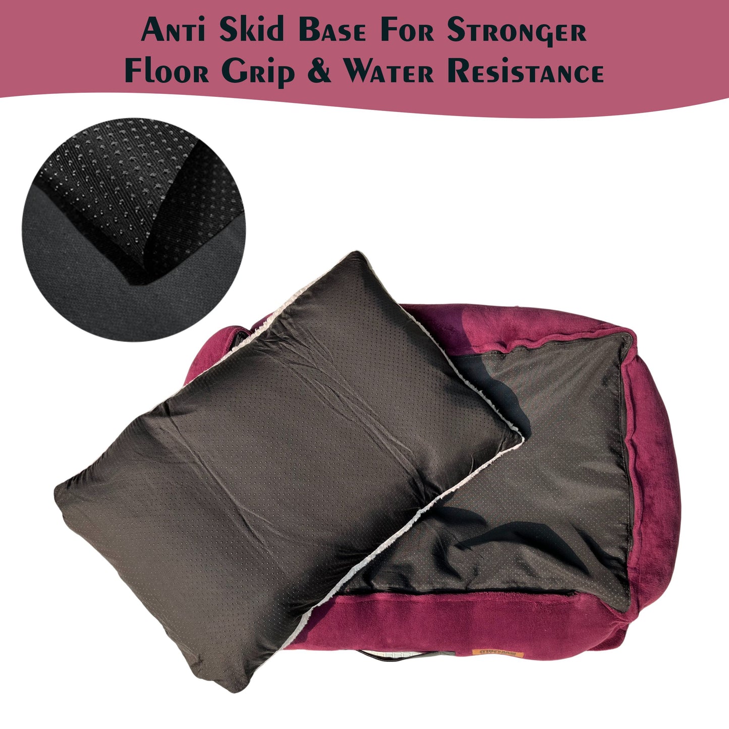 Luxury Lounger Bed Cover - Mulled Wine