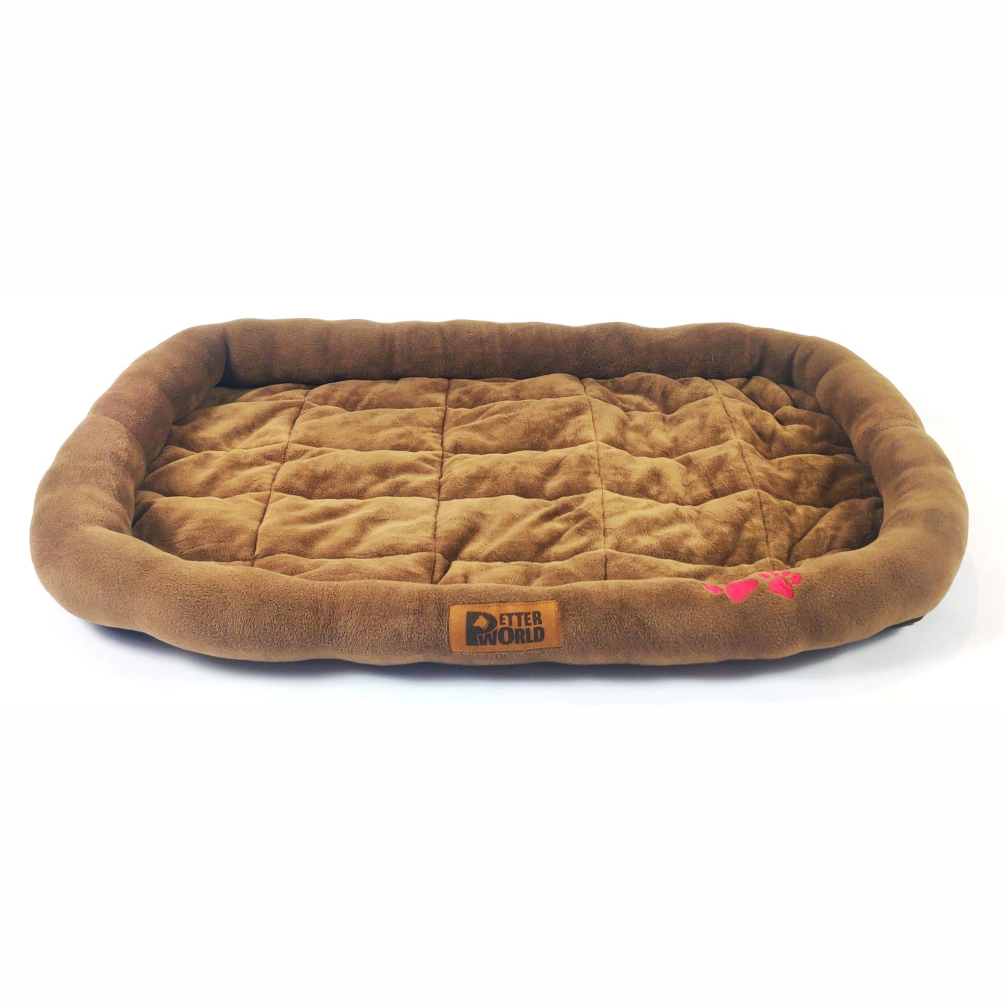 Quilted Crate Mat - Mocha Brown