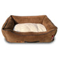 Luxury Lounger Bed Cover - Mocha Brown