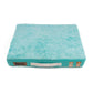 Orthopedic Memory Foam Mattress Bed Cover - Turquoise