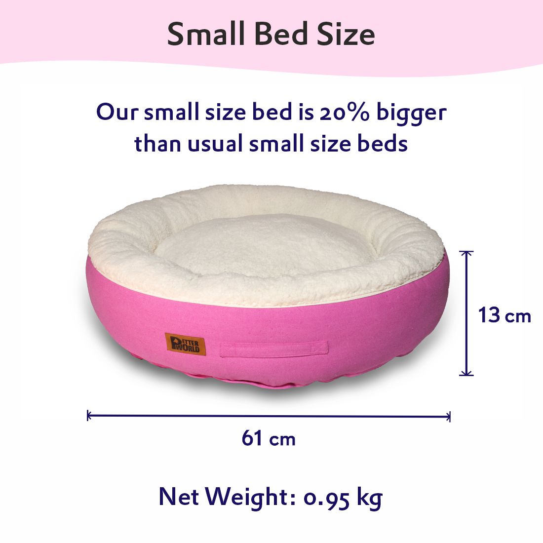 Luxury Donut Bed Cover - Crocus