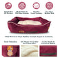 Luxury Lounger Bed - Mulled Wine