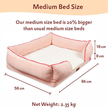 Orthopedic Sofa Bed Cover - Peach Pearl