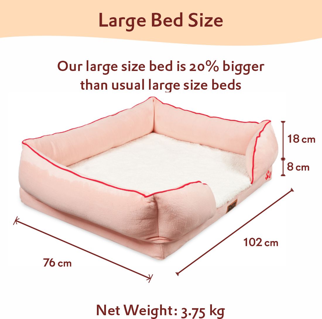 Orthopedic Sofa Bed Cover - Peach Pearl