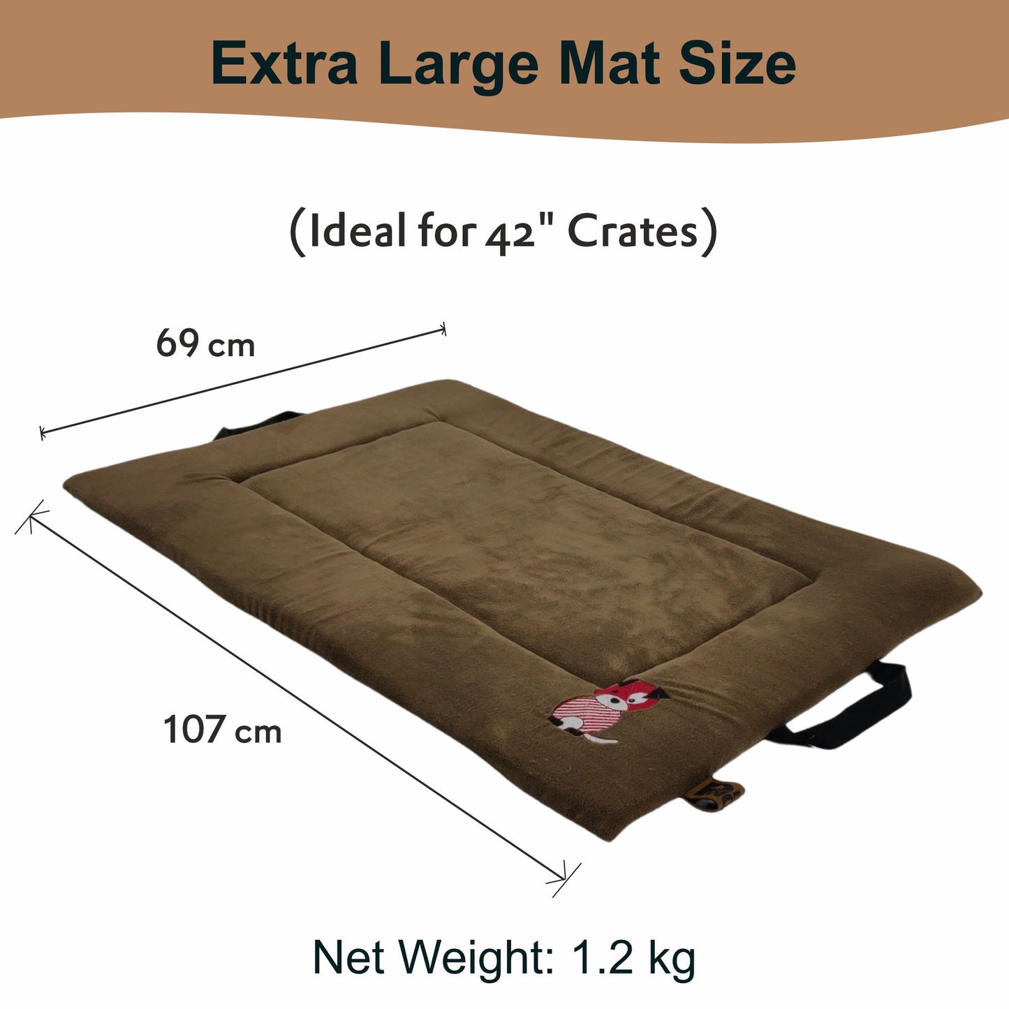 Memory Foam Mat - Mocha Brown