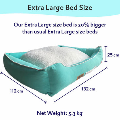 Luxury Lounger Bed Cover - Turquoise