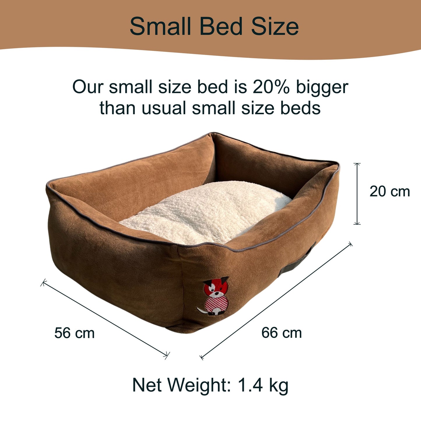 Luxury Lounger Bed Cover - Mocha Brown