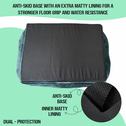 Orthopedic Sofa Bed Cover - Bottle Green