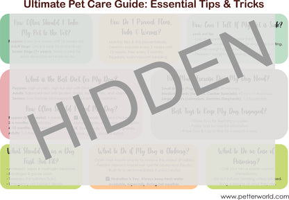 Petter Care - The Ultimate Pet Planner for 2025