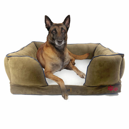 Orthopedic Foam Sofa Bed - Mocha Brown