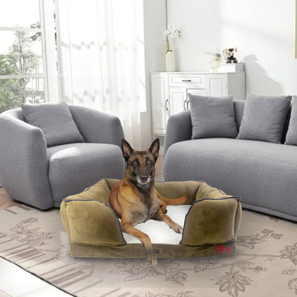 Orthopedic Foam Sofa Bed - Mocha Brown