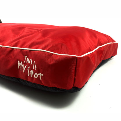 Waterproof Monsoon Bed Mattress Cover - Cherry Red