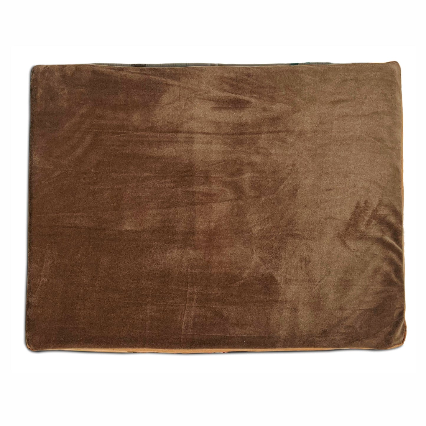 Orthopedic Memory Foam Mattress Bed Cover - Mocha Brown