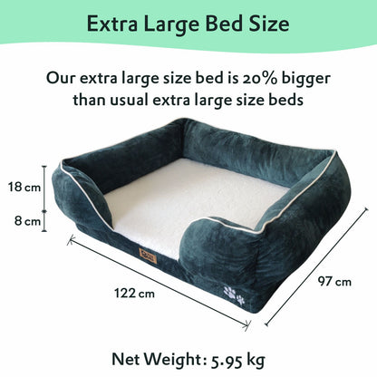 Orthopedic Foam Sofa Bed - Bottle Green