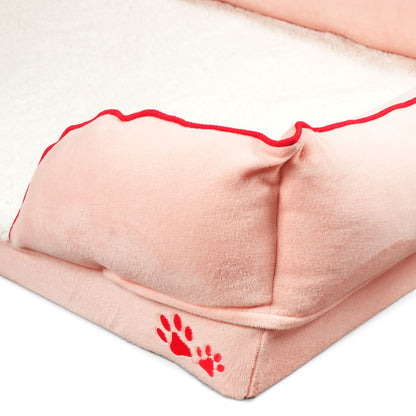 Orthopedic Foam Sofa Bed - Peach Pearl