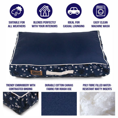 Waterproof Cushion Mattress -  Ensign Blue