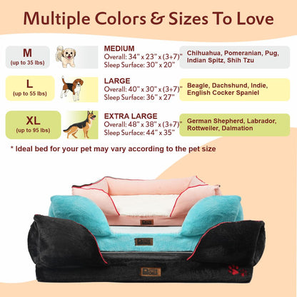 Orthopedic Foam Sofa Bed - Peach Pearl