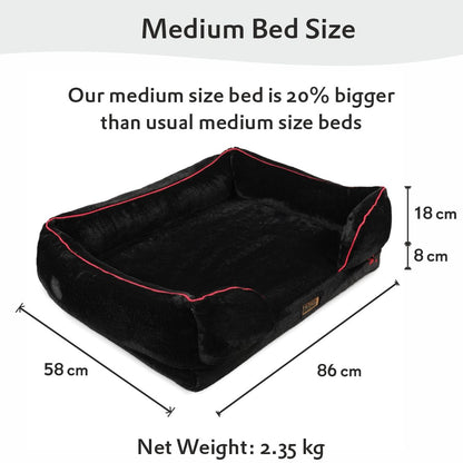 Orthopedic Foam Sofa Bed - Jet Black
