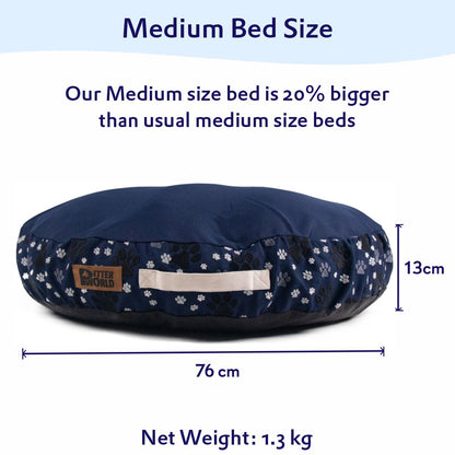 Artisanal Round Cushion Bed