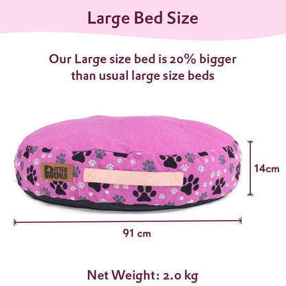 Artisanal Round Cushion Bed